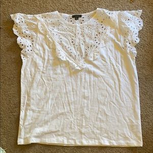 Lace Scalloped T-shirt